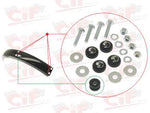 Kit di 4 gommini e 4 distanziali e bulloneria per fissaggio parafango posteriore CIAO PX