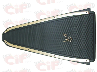 Listelli fissaggio tappetino in gomma Vespa 150 dal 1959, 125 dal 1962, 160GS 1962/64, 180SS, 180/200 RALLY