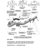 80023 KIT COLLETTORI LEOVINCE GAS GAS SM 700 2022 - 2023 - EURO 5 4T GG LC4