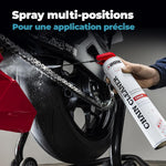 IPONE – Sgrassatore Catena Moto Chain Cleaner – Flacone Spray Multiposizione 750 ml - Efficace contro il Grasso più ostinato - Getto Potente e Preciso senza Schizzi