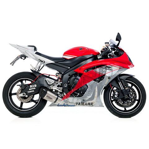 8483STN SCARICO COMPLETO LEOVINCE YAMAHA YZF-R6 600 2006 - 2021 FACTORY S TITANIUM TITANIUM EURO 3/4 4T RJ11- RJ15- RJ111- RJ27