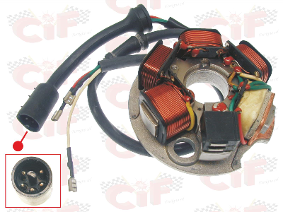 Statore completo per APE FL-FL2 50-FL3 EUROPA-RST MIX 50-VESPA PK