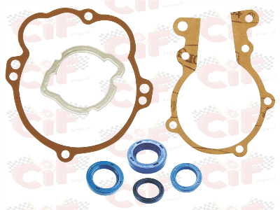 Serie gommini pompa freno doppia mandata (5 pezzi) per APE TM P703 - P703V (BENZINA) DAL 1984 - APE TM P703 - P703V (DIESEL) DAL 1987 - APE MAX DIESEL