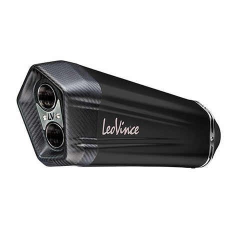 9789B SILENZIATORE SCARICO KIT d. 75 LEOVINCE UNIVERSALE ALL BIKES null - LV-12 BLACK EDITION STAINLESS STEEL T