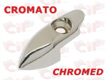 Puntalino strisce pedana Vespa 50/90/125 Primavera/ET3/SUPER - CROMATO HIGH QUALITY