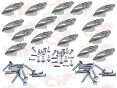 Kit 16 puntalini VESPA 125 (VNB1-2) (’59-’61) - VESPA 125 (VNA 1-2) (’58-’59)