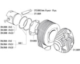 Gruppo termico Polini diametro Ø63 177cc.  Vespa* PX PE TS SPRINT VELOCE