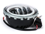 Fanale Faro Anteriore Led per Vespa 50 R L N Evok 6/12V 7000 Lumen COMPLETO