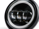 Fanale Faro Anteriore Led per Vespa 50 125 primavera ET3 SS Evok 6/12V 7000 Lumen COMPLETO