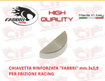 Chiavetta rinforzata FABBRI, 3x3,9mm per frizioni racing per Vespa smallframe, APE
