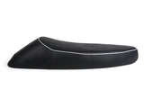 Sella -BGM PRO Sport- Vespa PX (-1983), Sprint, GT, GTR, Super, TS, GL, VNA, VBA, VNB, VBB, T4 - con serbatoio basso anche compatibile con Rally 180/200, GS160, SS180 - senza serratura - bordatura grigio