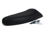 Sella -BGM PRO Sport- Vespa PX (-1983), Sprint, GT, GTR, Super, TS, GL, VNA, VBA, VNB, VBB, T4 - con serbatoio basso anche compatibile con Rally 180/200, GS160, SS180 - senza serratura - bordatura nero