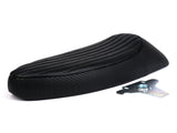 Sella -BGM PRO Sport- Vespa PX (-1983), Sprint, GT, GTR, Super, TS, GL, VNA, VBA, VNB, VBB, T4 - con serbatoio basso anche compatibile con Rally 180/200, GS160, SS180 - senza serratura - bordatura nero