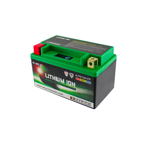 HJTX14H-FP BATTERIA LITIO SKYRICH YTX14-BS 612276 YTX14BS MOTO SCOOTER