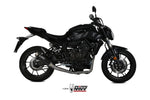 IMPIANTO DI SCARICO COMPLETO IN CARBONIO MIVV GP PRO ALTO OMOLOGATO PER YAMAHA MT07 2014>2020