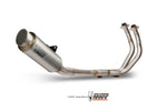 IMPIANTO DI SCARICO COMPLETO IN TITANIO MIVV GP PRO ALTO OMOLOGATO PER YAMAHA MT07 2014>2020