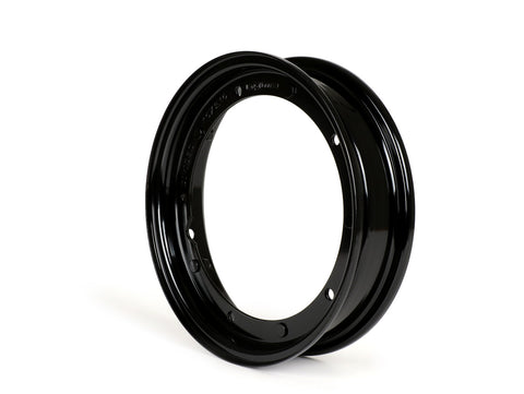 Cerchio ruota -BGM ORIGINAL 2.10-10' acciaio V2.0 - Vespa (tipo PX) - Vespa Smallframe V50, 50N, Special, PV, ET3, PK50-125 (S/XL/XL2), Largeframe PX, T5, Sprint, Rally, GT/GTR, LML Star, Deluxe - nero