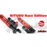 Kit ammortizzatore BITUBO Racing, "YEV/YLV" anteriore & posteriore per Vespa P80-150X/P200E/PX80-200E/Lusso/T5 senza freno a disco