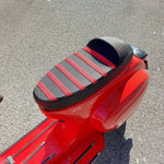 SELLA ITALKAST 2.0 MONOPOSTO PER VESPA 50, SPECIAL, ET3 PRIMAVERA - GRID + red