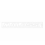 Set 3 adesivi MALOSSI prespaziato bianco 32x3,5cm