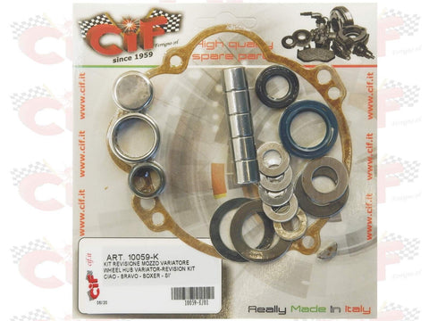 KIT REVISIONE MOZZO RUOTA POSTERIORE PER PIAGGIO SI CIAO BRAVO CON VARIATORE