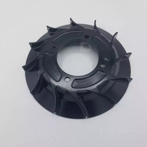 Ventola Per Accensione elettronica Vespa VMC In Cnc 12 Alette - BLACK