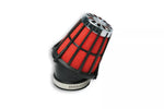 Filtro aria RED FILTER MALOSSI E5 Ø 52, l. 119mm, 30°, per carburatori PHM 38/41