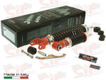 KIT AMMORTIZZATORI CARBONE ANTERIORE + POST REGOLABILE VESPA 50 PK S
