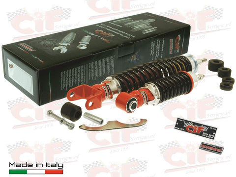 KIT AMMORTIZZATORI CARBONE ANTERIORE + POST REGOLABILE VESPA 50 PK S