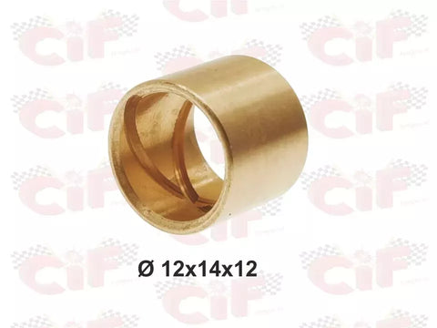 BRONZINA BOCCOLA SPINOTTO BIELLA 12x14x12 CIF PIAGGIO CIAO BRAVO SI