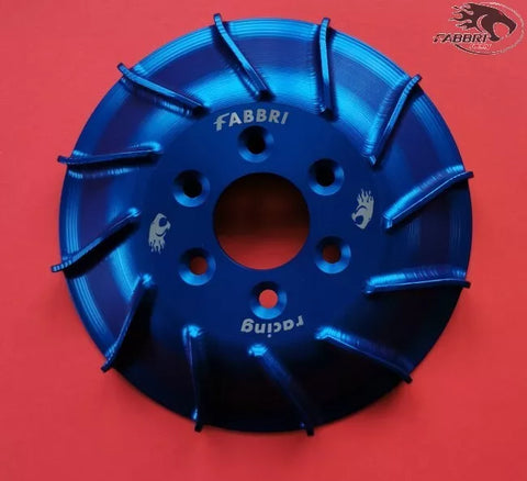 Ventola FABBRI RACING accensione SIP alluminio cnc anodizzata BLU 270G