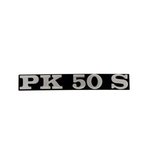 TARGHETTA LATERALE COFANO SCRITTA STEMMA FREGIO PER VESPA PK 50 S 1982-1984 V5X2