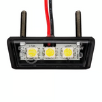 Luce targa KOSO MINI LED plastica colore nero opaco omologata