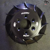 Ventola FABBRI RACING accensione SIP alluminio cnc anodizzata NERA 460GR