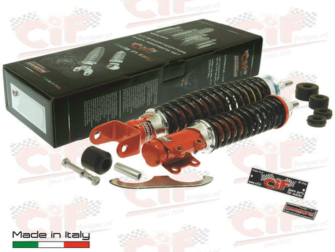 KIT CARBONE AMMORTIZZATORE ANTERIORE +POSTERIORE REGOLABILE VESPA PK 50 XL N HP