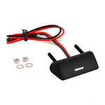 Luce targa KOSO MINI LED plastica colore nero opaco omologata