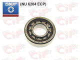 CUSCINETTO a RULLI SKF 20x47x14 NU 6204-ECP LATO VOLANO VESPA 50 125