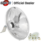 FARO FANALE ANTERIORE ALOGENO PORTALAMPADA PIAGGIO VESPA PX E PE 125 150 200 ETS