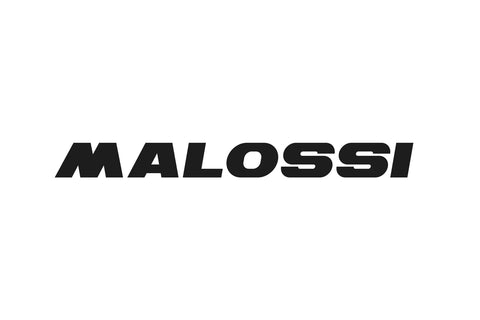 Adesivo MALOSSI prespaziato nero 32cm
