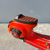 SELLA ITALKAST 2.0 MONOPOSTO PER VESPA 50, SPECIAL, ET3 PRIMAVERA - GRID + red