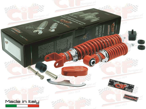 KIT AMMORTIZZATORI CARBONE ANTERIORE + POST REGOLABILE VESPA 50 R L SPECIAL