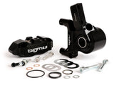 Pinza freno anteriore incl. supporto pinza -BGM PRO, CNC Touring, 4 pistoncini, montaggio radiale - Tamburo freno tipo Piaggio/Grimeca Ø20mm- Vespa PX Disc (1998-), My, 2011 - nero