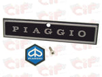 Kit targhetta e scudetto per nasello calandra VESPA 125 150 200 cc. PX PE prima