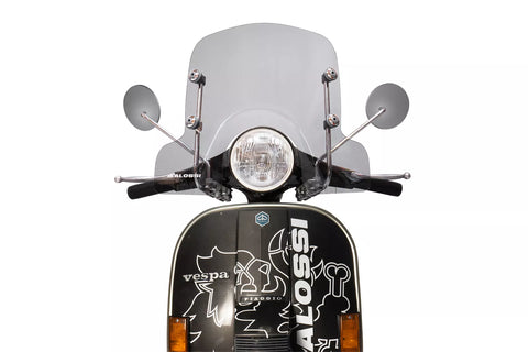 Parabrezza MALOSSI Sport Screen Vespa PX, PE, '98, Lusso, '11, MY - colore fumè