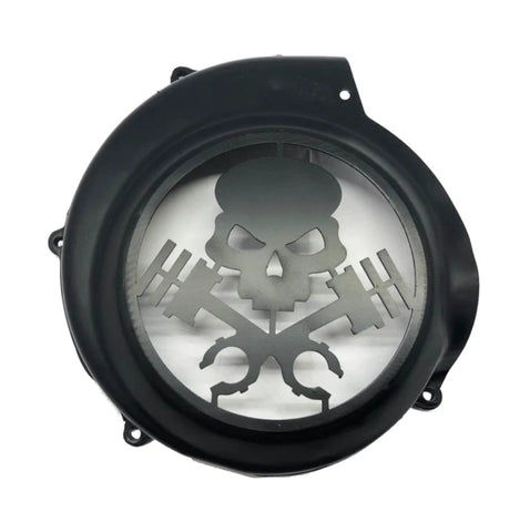 Coprivolano copriventola "TESCHIO" nero per Vespa PE-PE-SPRINT-SUPER-GT