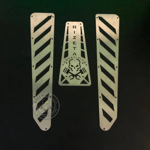Set pedane in acciaio inox BOLLA ELABORAZIONI per Vespa PX