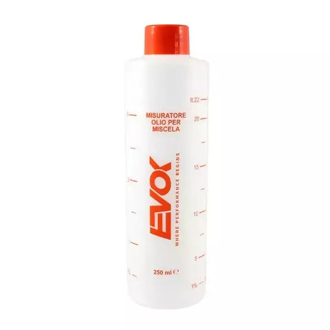 MISURINO OLIO MISCELA GRADUATO EVOK con TAPPO 250ml DOSATORE per SCOOTER VESPA