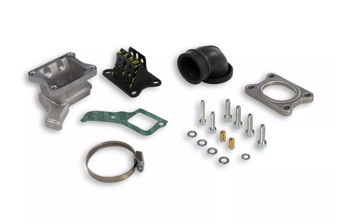 Collettore aspirazione lamellare MALOSSI X360 Ø 28-30 Vespa PX con tappo