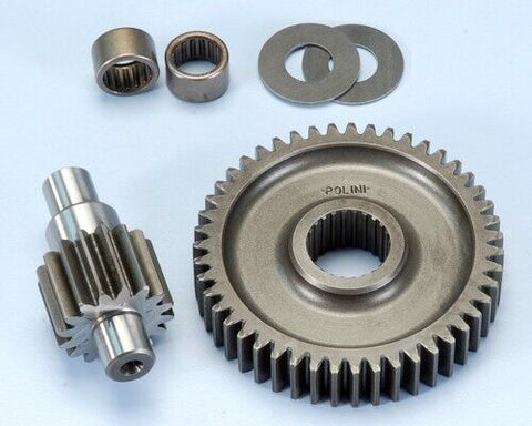 Ingranaggio secondario POLINI z=16/47 Vespa 50 ET2, LX, con cuscinetto, Ø17,67