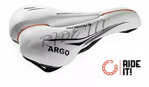 Sella MONTEGRAPPA ARGO Bianca Collezione Bici MTB City Anti Prostata